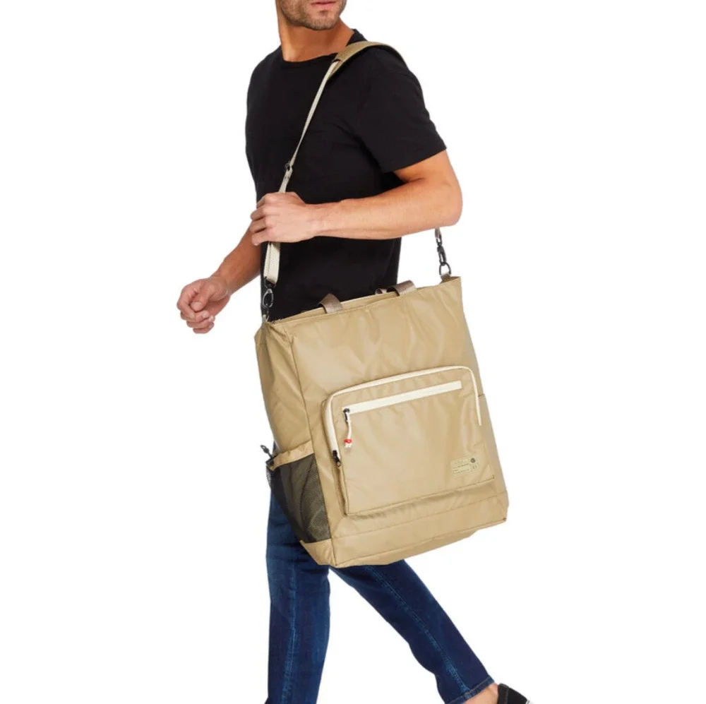 HEX Khaki/Tan Oversized Surf Suitcase Crossbody Bag/Backpack